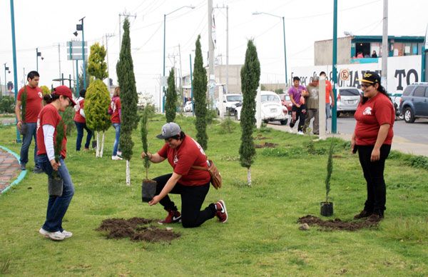 Reforestan cerro Chimalhuache 