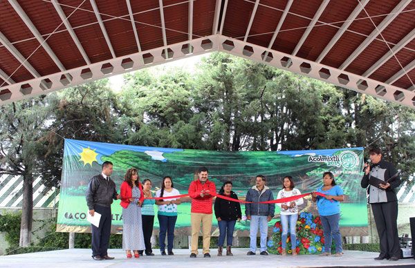 Entrega Brasil Acosta más obras escolares en Texcoco