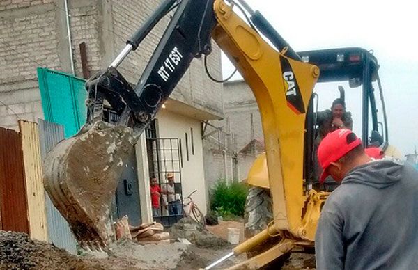 Pavimentación de la avenida Jalisco, un fruto más de lucha organizada