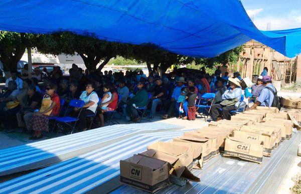 Logra Antorcha 113 acciones de vivienda para familias de La Montaña