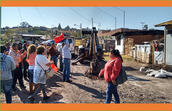 Arranca pavimentación de calles en la colonia Mariel, de Morelia