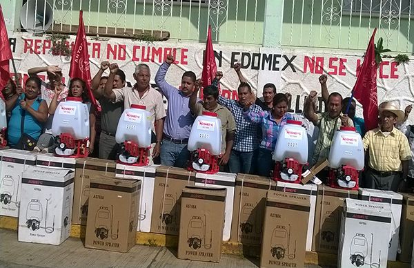 Campesinos de Catemaco logran motobombas ante Sagarpa