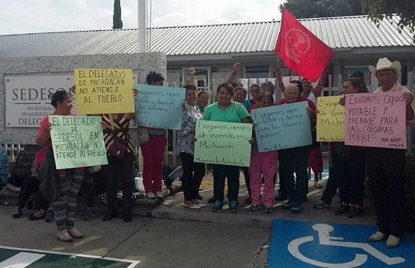 Denuncian a Tapia Castañeda y anuncian manifestación en la delegación de Sedesol Michoacán