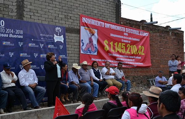 Arrancan obras de adoquinamiento en Atlixco