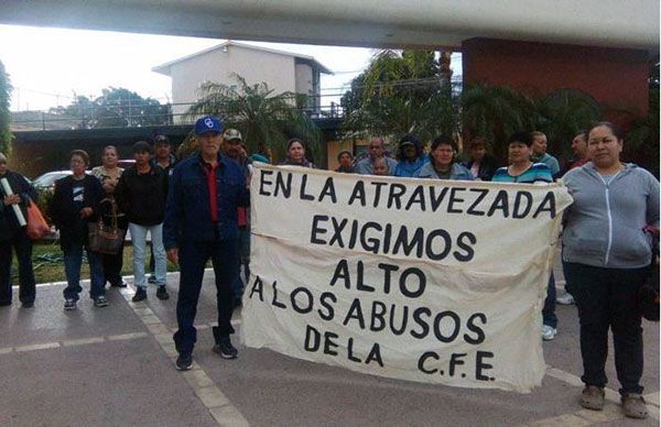 Guaymenses demandan solución a la CFE