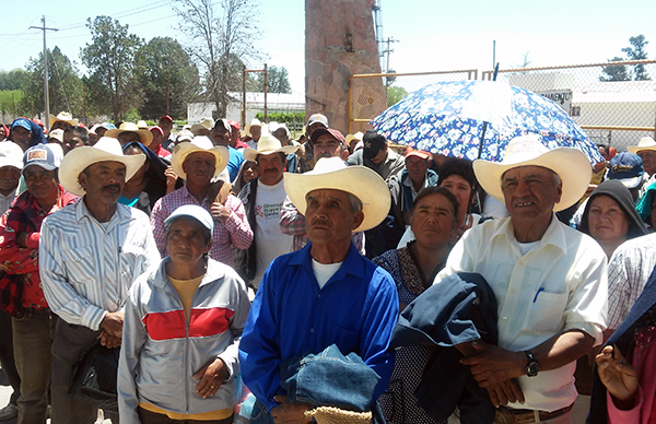 Campesinos potosinos  mantendrán plantón permanente en la SEDARH