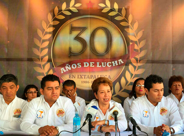 Anuncian 30 aniversario de Antorcha en Ixtapaluca 