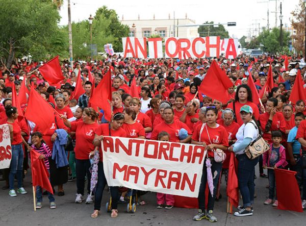 Festejan más de 7 mil antorchistas 31 aniversario en San Pedro