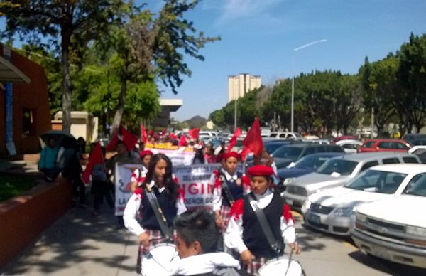 Antorchistas protestan con cultura ante falta de atención gubernamental 