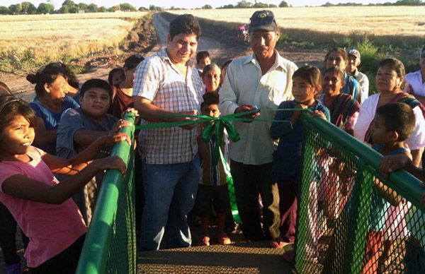 Juliantabampo vuelve a tener puente peatonal