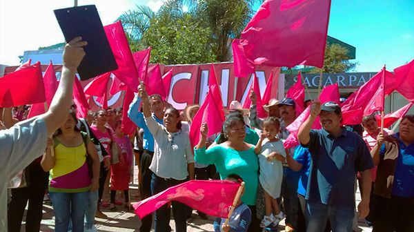 Campesinos antorchistas de todo el país inician protestas ante SAGARPA 