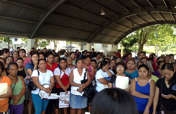 Colonos refrendan su compromiso con Antorcha