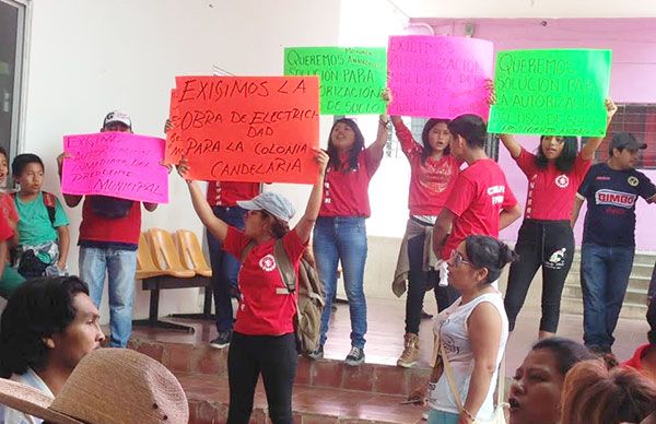 Piden a edil de Berriozábal atienda demandas de la colonia Candelaria 