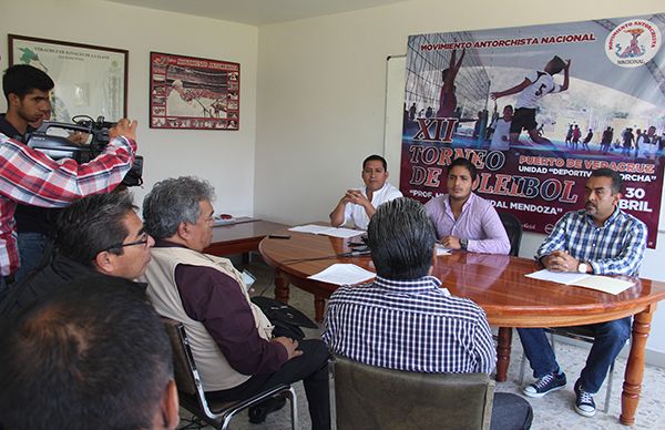 Antorcha anuncia su XII Torneo Nacional de Voleibol