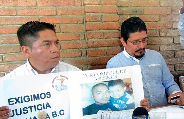  Denuncia Antorcha complicidad de la PGJE con agresores en Ojo de Agua  