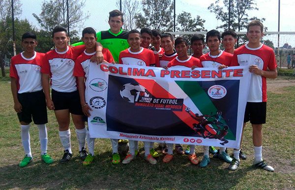 Estudiantes colimenses participan en 1er Torneo Nacional de Futbol