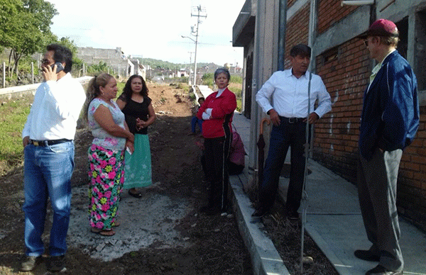 Solicitan colonos antorchistas a Ooapas inspeccionar pozo profundo para abastecerse de agua potable