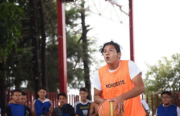 Celebran eliminatoria seccional de básquetbol en Nicolás Romero