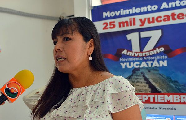 17 años de progreso y lucha del Movimiento Antorchista en Yucatán