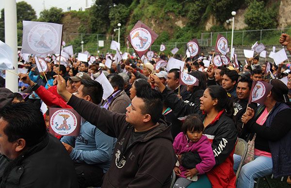 ¡Tres mil antorchistas del norte de la capital se alistan para aniversario!