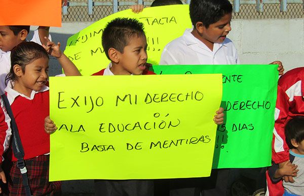 Más de 300 niños sin profesores en la primaria Centenario y Héroes de la Revolución