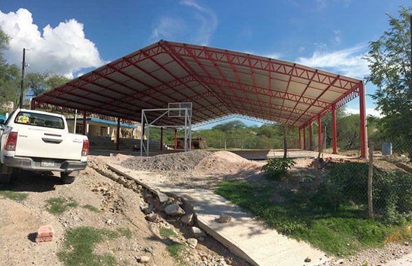 Contará Michapa con cancha techada