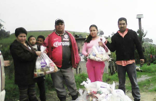 Entregan ocho mil 300 despensas a familias del sur mexiquense 