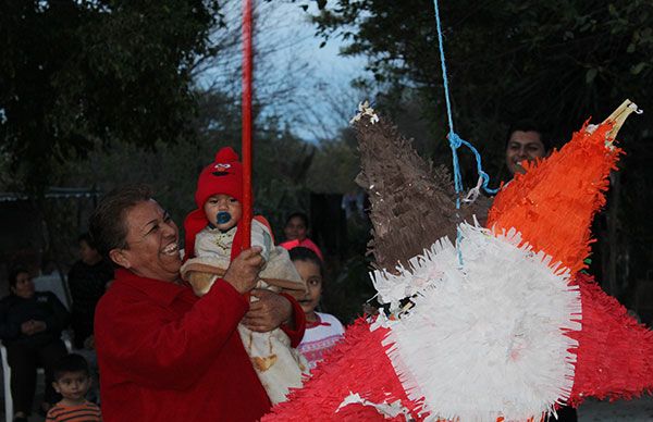 Antorchistas de Jaumave celebran posadas navideñas