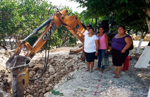 Inicia construcción de sumideros en el municipio de Dzitás