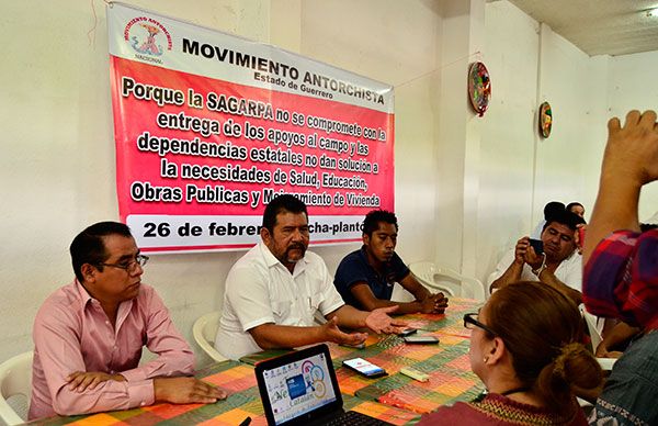 Anuncia Antorcha marcha-plantón en la Sagarpa