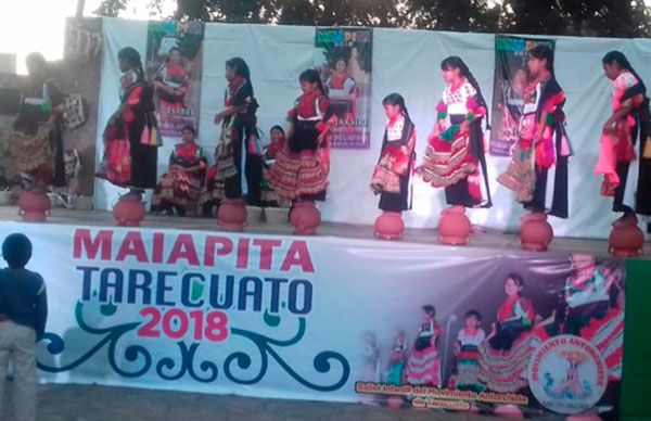 Ballet infantil del Movimiento Antorchista participa en la feria del atole Maiapita-Tarecuato 2018