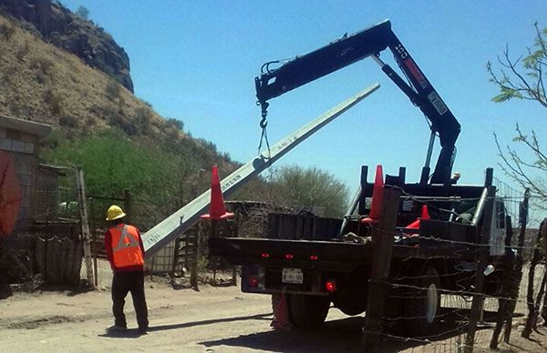 Electrificación de colonia Humberto Gutiérrez avanza