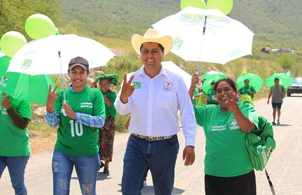 Los ejidos del Norte de Jaumave, apoyan a Lázaro 