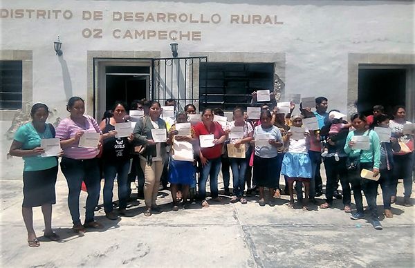 Logra Antorcha apoyos para pequeños productores de Campeche 