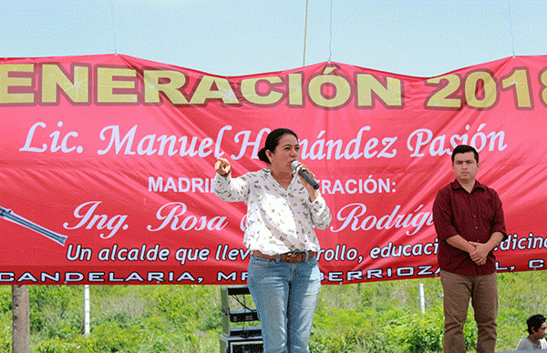 Antorcha en Berriozábal celebra clausura de generación 2018