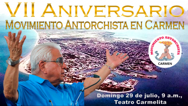 Celebrarán VII Aniversario antorchistas en Ciudad del Carmen 