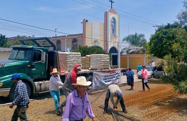 Familias pobres de Yurécuaro lograron con la lucha organizada obtener material para vivienda