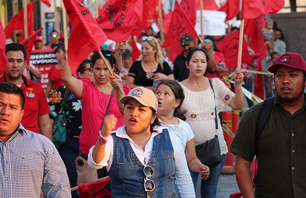  Mitin hoy en la SEC de Hermosillo