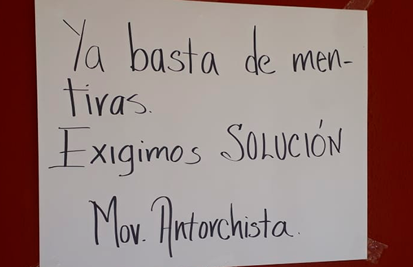 Por nulo apoyo de vivienda, Antorcha se manifiesta en Sedatu