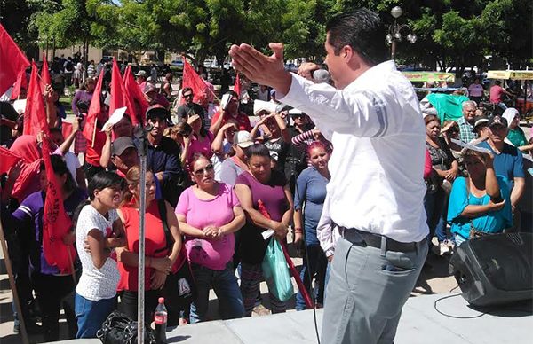 Presentamos demandas reales al Gobierno de Sonora: Bernardino Domínguez 