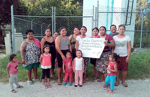 Mejoran servicio de agua potable en San José Carpizo II