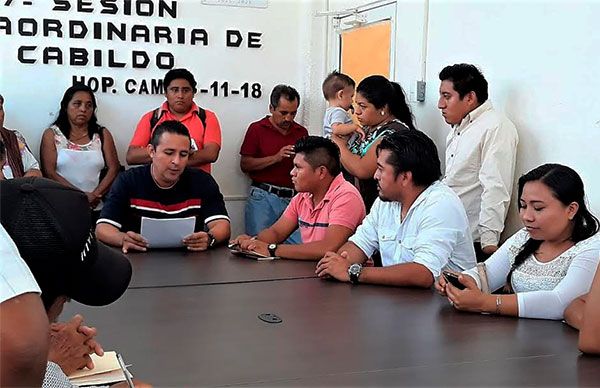 Entregan antorchistas pliego petitorio a Ayuntamiento de Hopelchén 