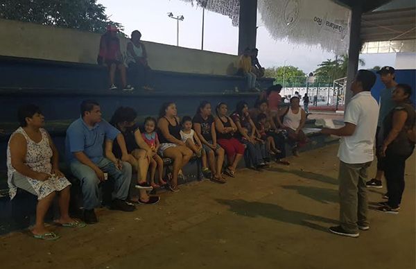 Empleo temporal, fruto de trabajo antorchista en Playa del Carmen