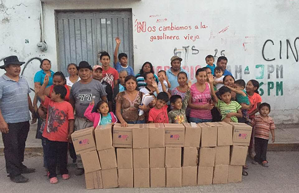 Programa alimentario beneficia a más de 300 familias de Tlapa