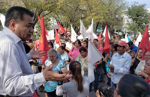 Antorchistas tamaulipecos solicitan apoyo al gobernador para asistir a la XX Espartaqueada Cultural Nacional