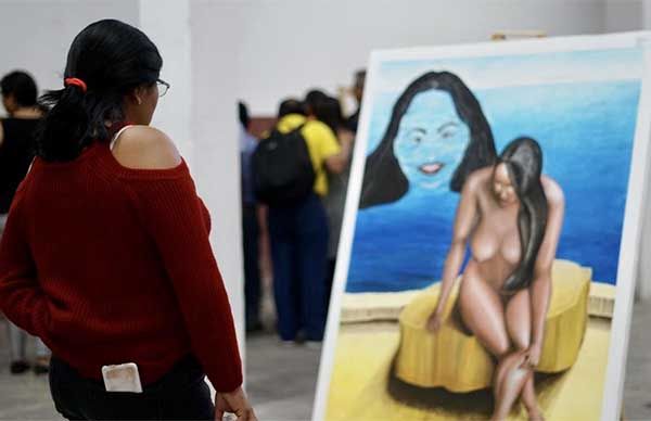 Inauguran exposición pictórica de Pedro Manuel Márquez en Atlixco