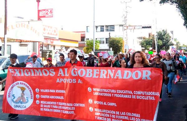 Sinaloenses ya no permitirán maltrato del Gobierno de Quirino Ordaz