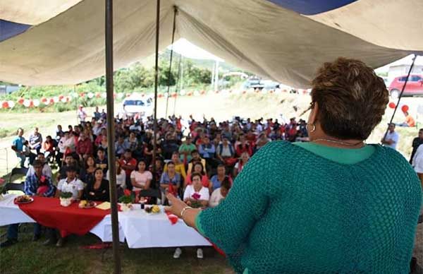 Reafirman compromiso antorchistas en Atlixco