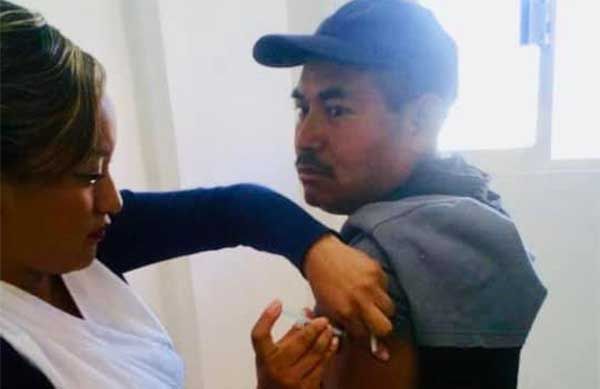 Jornada de vacunación para zonas de La Laguna de Chiconautla 