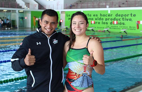 En Chimalhuacán, el deporte es para todos: Samanta Flores Moro, seleccionada nacional de Natación artística